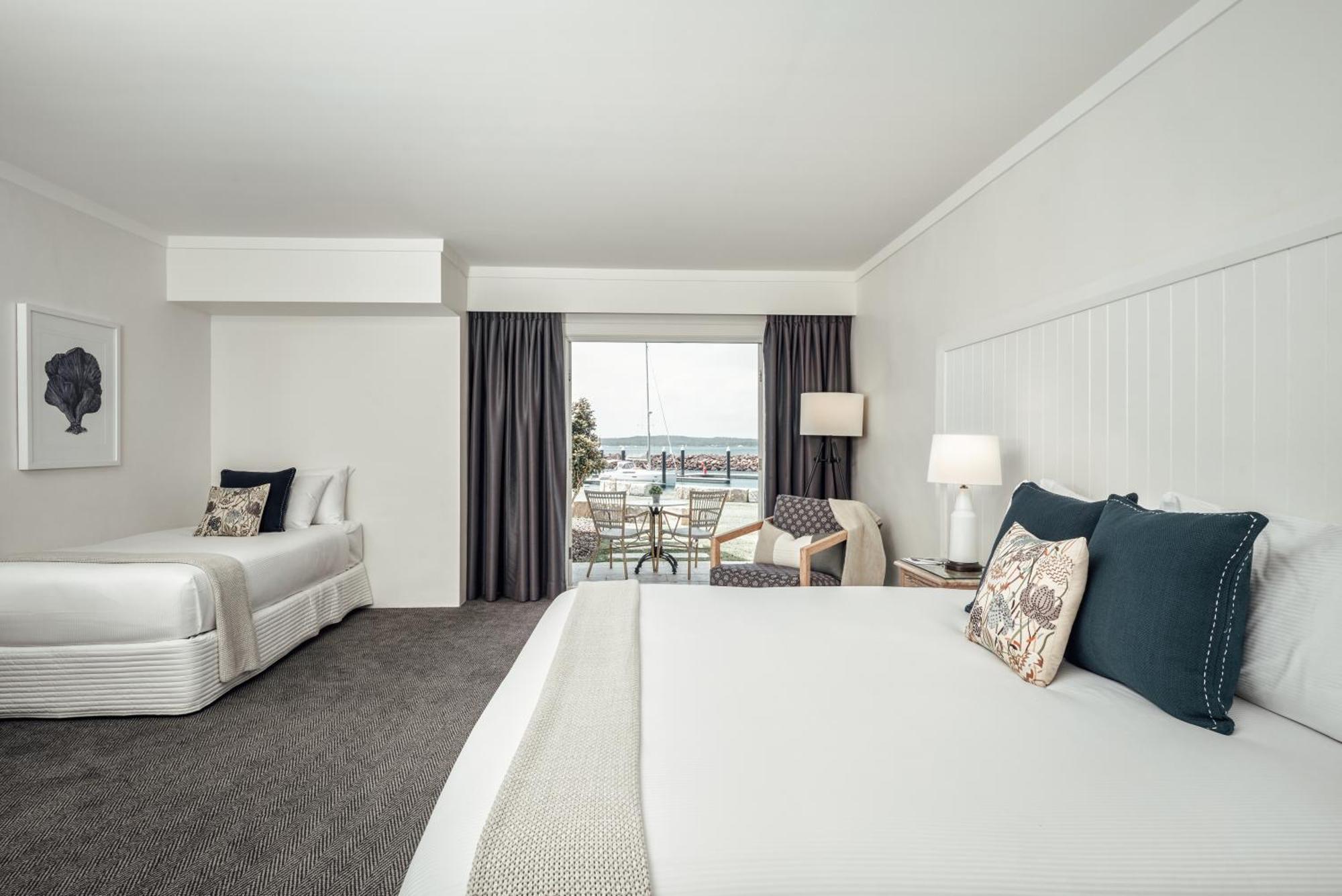 Hotel Anchorage Port Stephens Corlette Camera foto