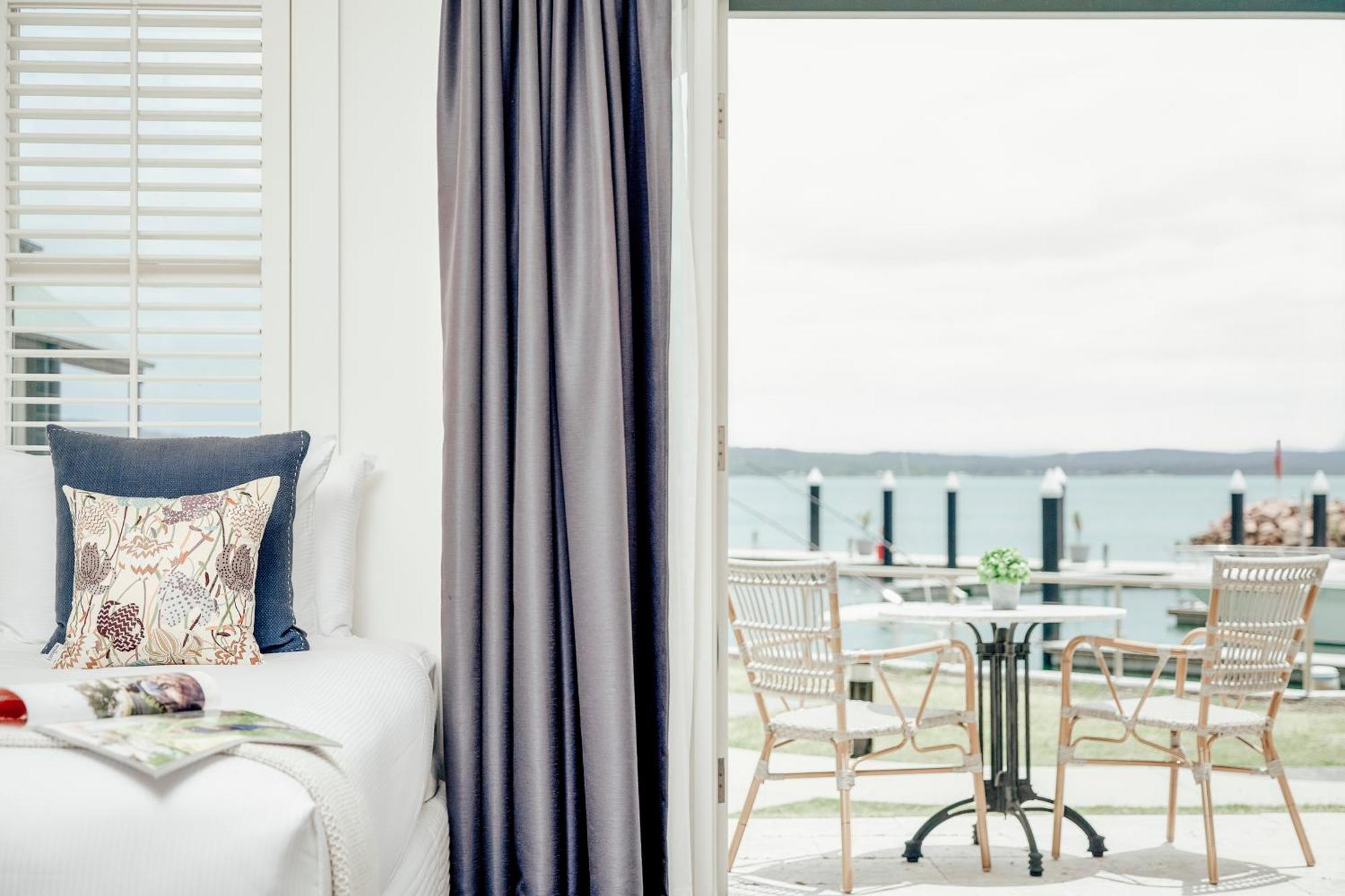 Hotel Anchorage Port Stephens Corlette Camera foto